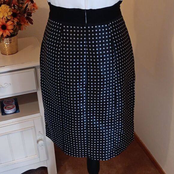 Max and Cleo Polka Dot Two- Piece Look Dress - Picture 7 of 10